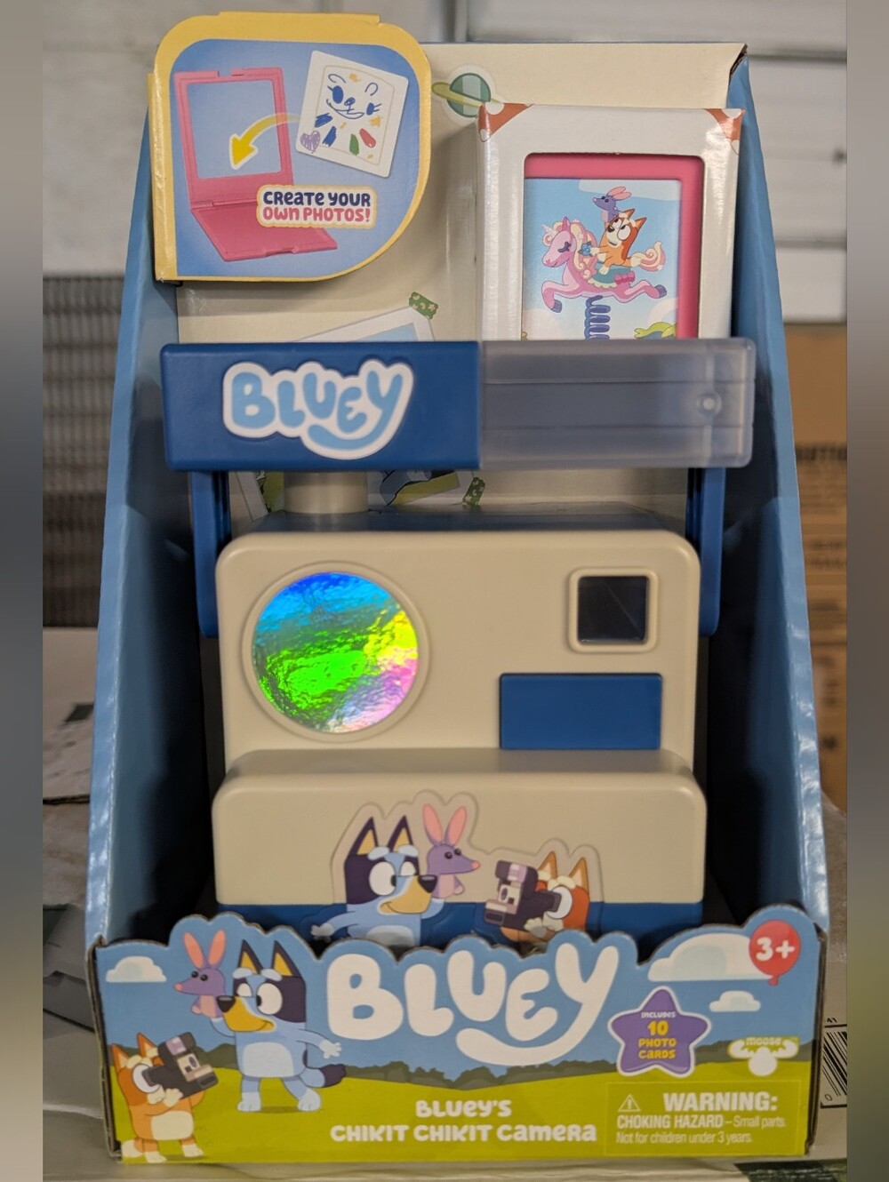 Bluey Chikit Chikit Camera Toy, New